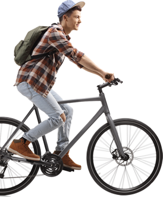 Man on Bike