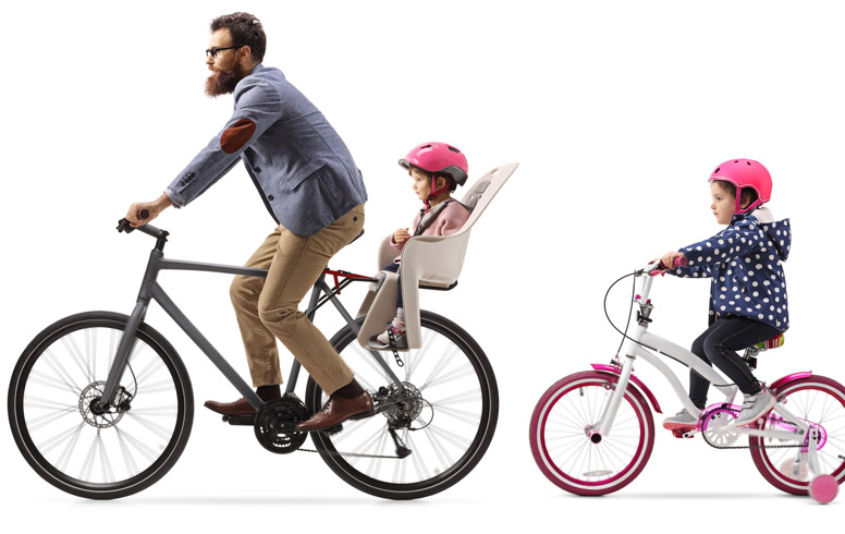 Family on Bike